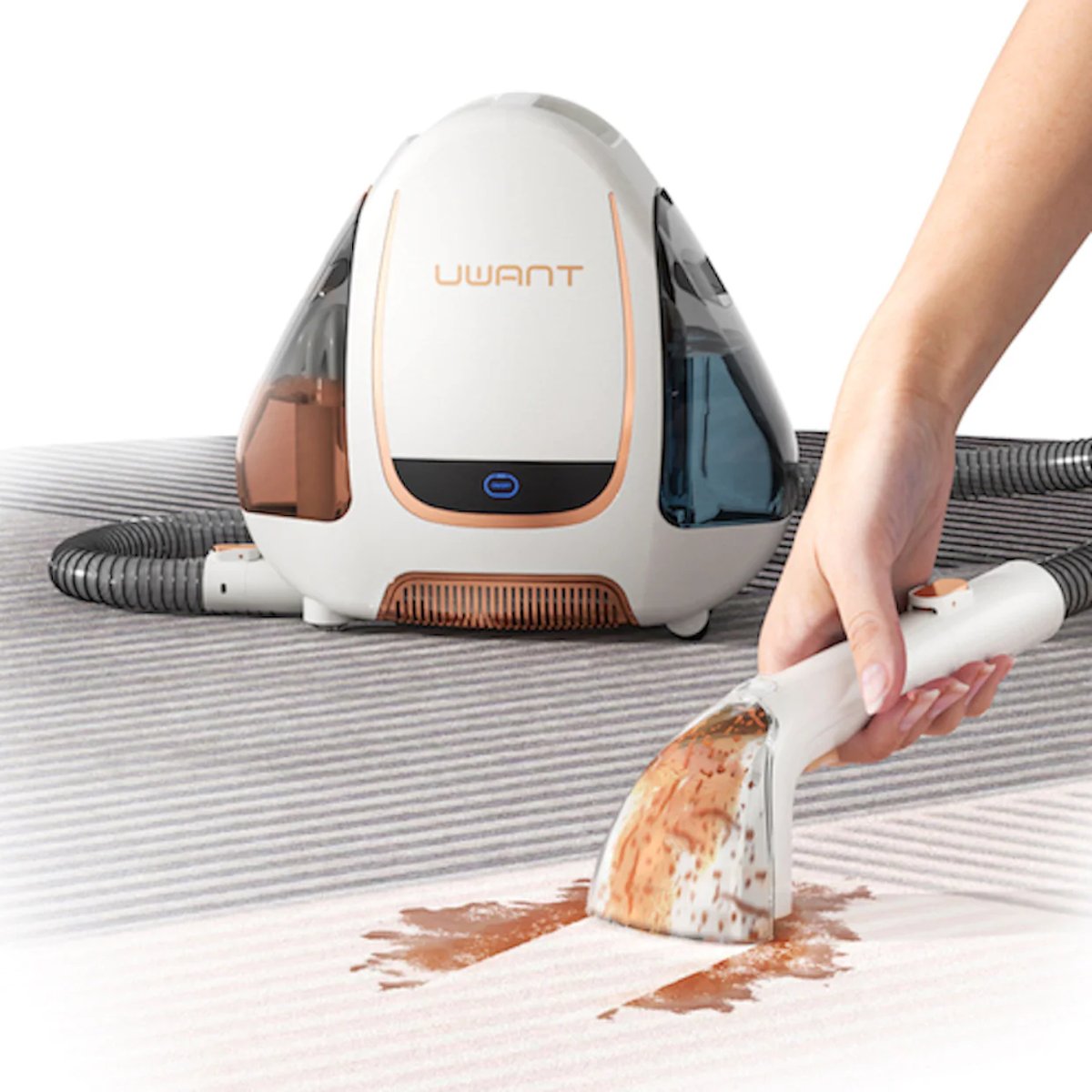 UWANT B100-S | Odkurzacz piorący | do czyszczenia dywanów, kanap, tapicerki, samochodu, 450W, 12000 Pa, zbiornik 1800ml - obrazek 3